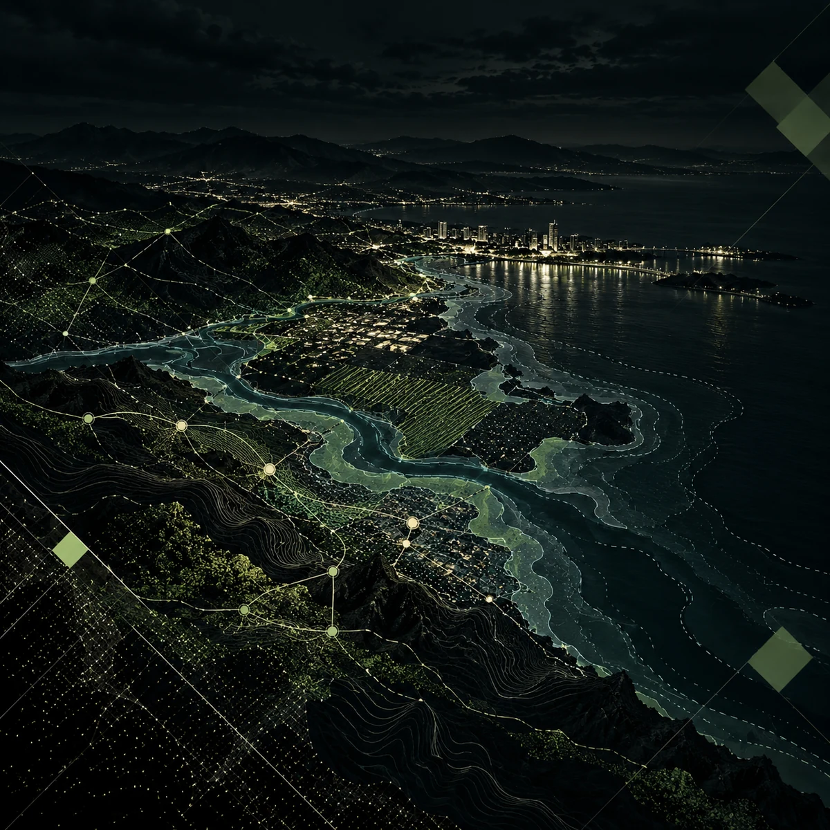 Climate resilience and landscape risk visualization